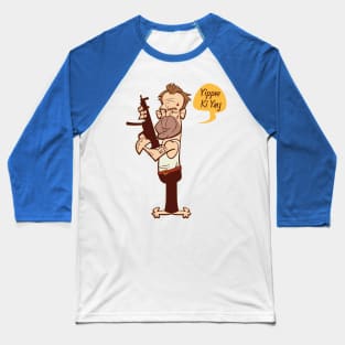 Yippee Ki Yay Baseball T-Shirt